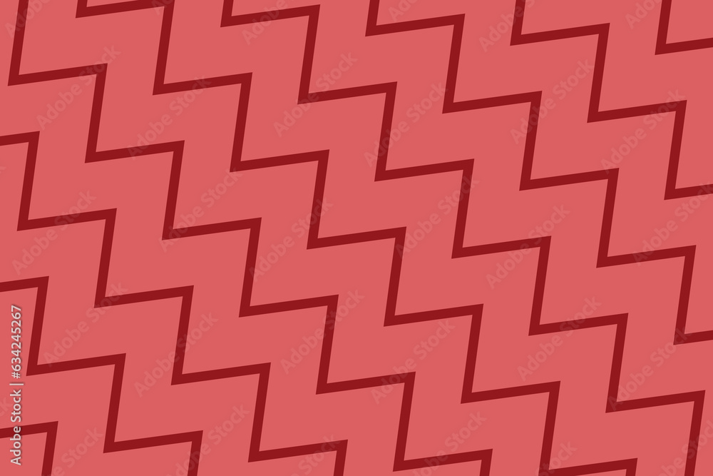 Red skew line chevron pattern vintage geometry. Chevrons stripe vector illustration.