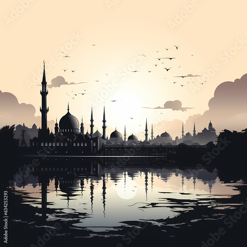 Silhouette Mosque Design