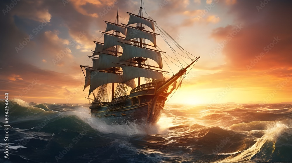 Sails of Adventure: Embrace the Mystique of the Pirate Ship