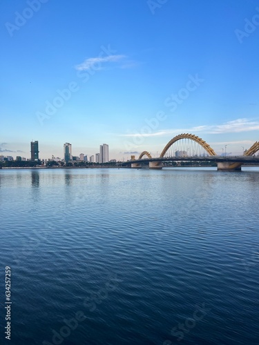 Dragon River and Han River in Da Nang, Vietnam