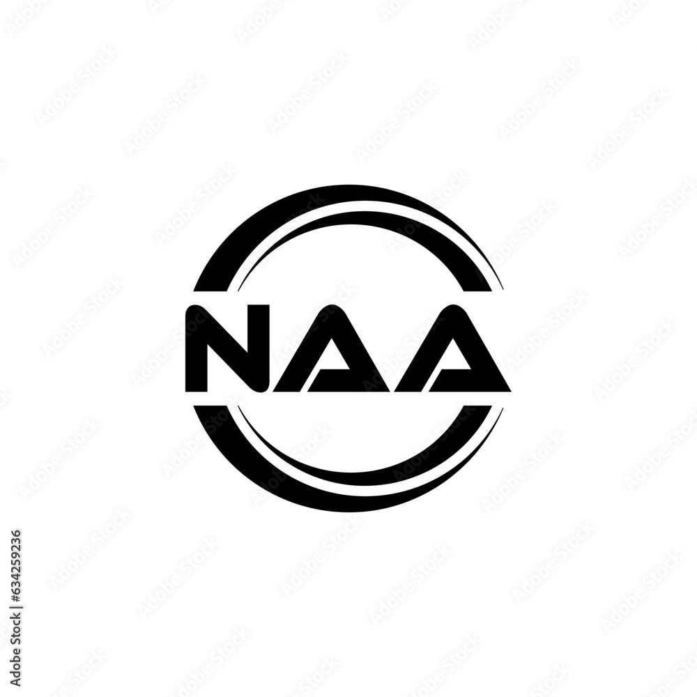 NAA letter logo design with white background in illustrator, vector logo modern alphabet font overlap style. calligraphy designs for logo, Poster, Invitation, etc. NAA letter logo design with white background in illustrator, vector logo modern alphabet font overlap style. calligraphy designs for logo, Poster, Invitation, etc.
