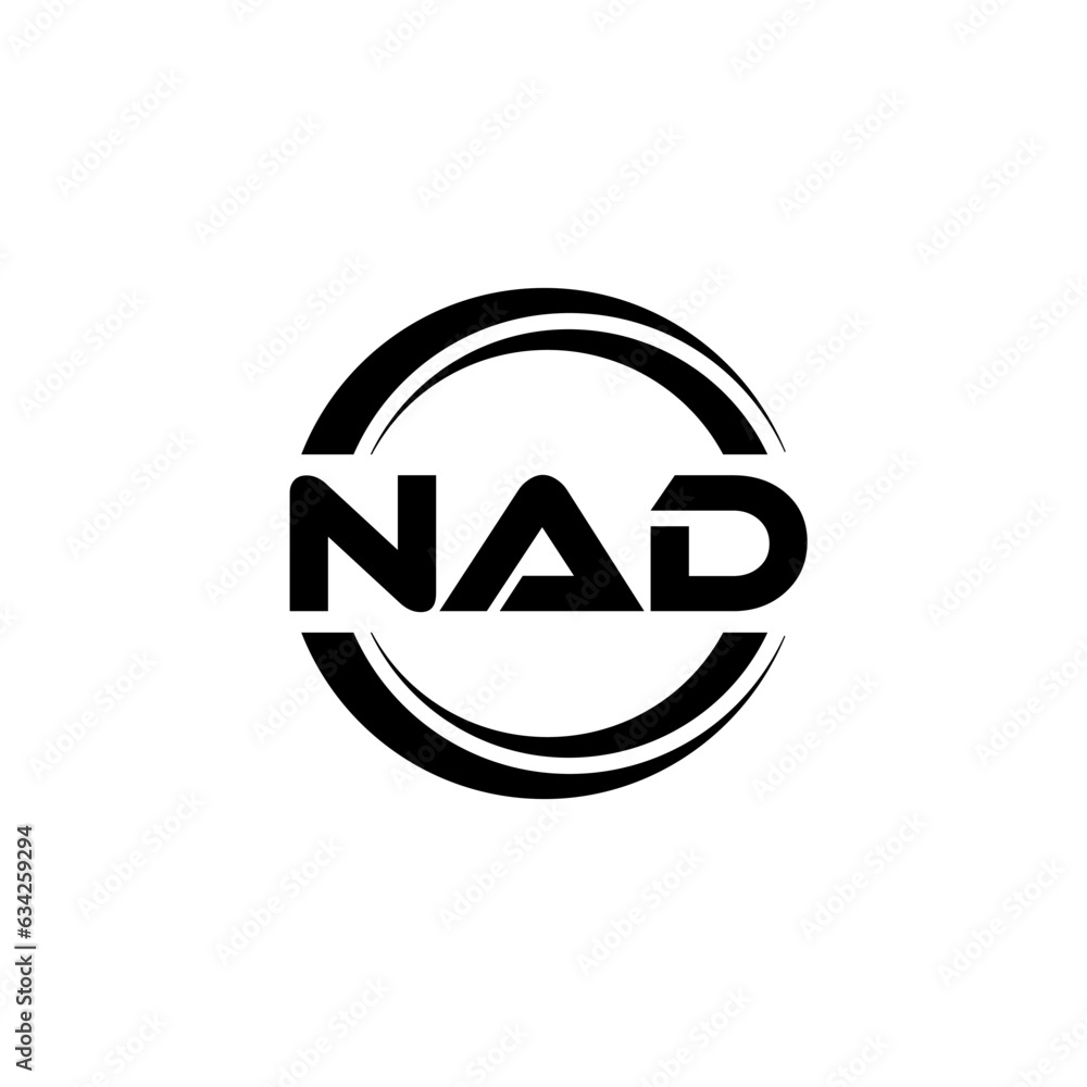 NAD letter logo design with white background in illustrator, vector logo modern alphabet font overlap style. calligraphy designs for logo, Poster, Invitation, etc. NAD letter logo design with white background in illustrator, vector logo modern alphabet font overlap style. calligraphy designs for logo, Poster, Invitation, etc.