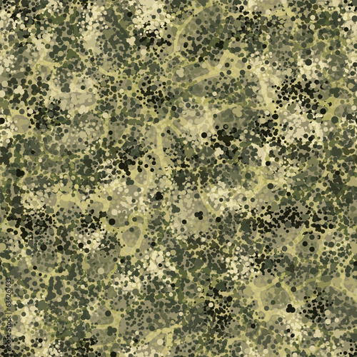 Camouflage pattern background. Classic clothing style masking camo repeat print