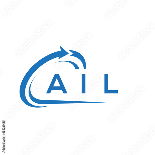 AIL letter logo design on white background. AIL creative initials letter logo concept. AIL letter design.	
