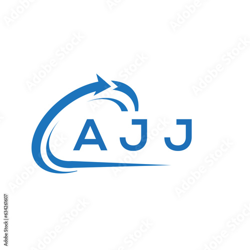 AJJ letter logo design on white background. AJJ creative initials letter logo concept. AJJ letter design.	
 photo