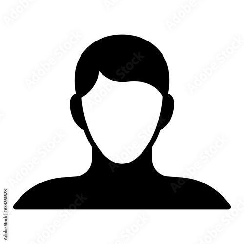 Face avatar profile icon vector on trendy style for design and print