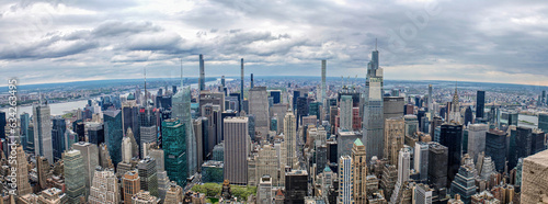Panorama of New York Skyscrapers