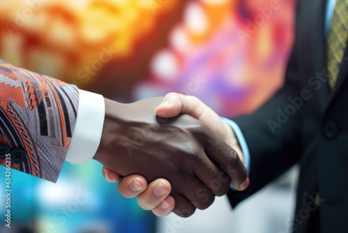 A Close Up Of Two People Shaking Hands. Teamwork, Community, Cooperation, Relationships, Networking, Negotiation, Resolutions, Unity