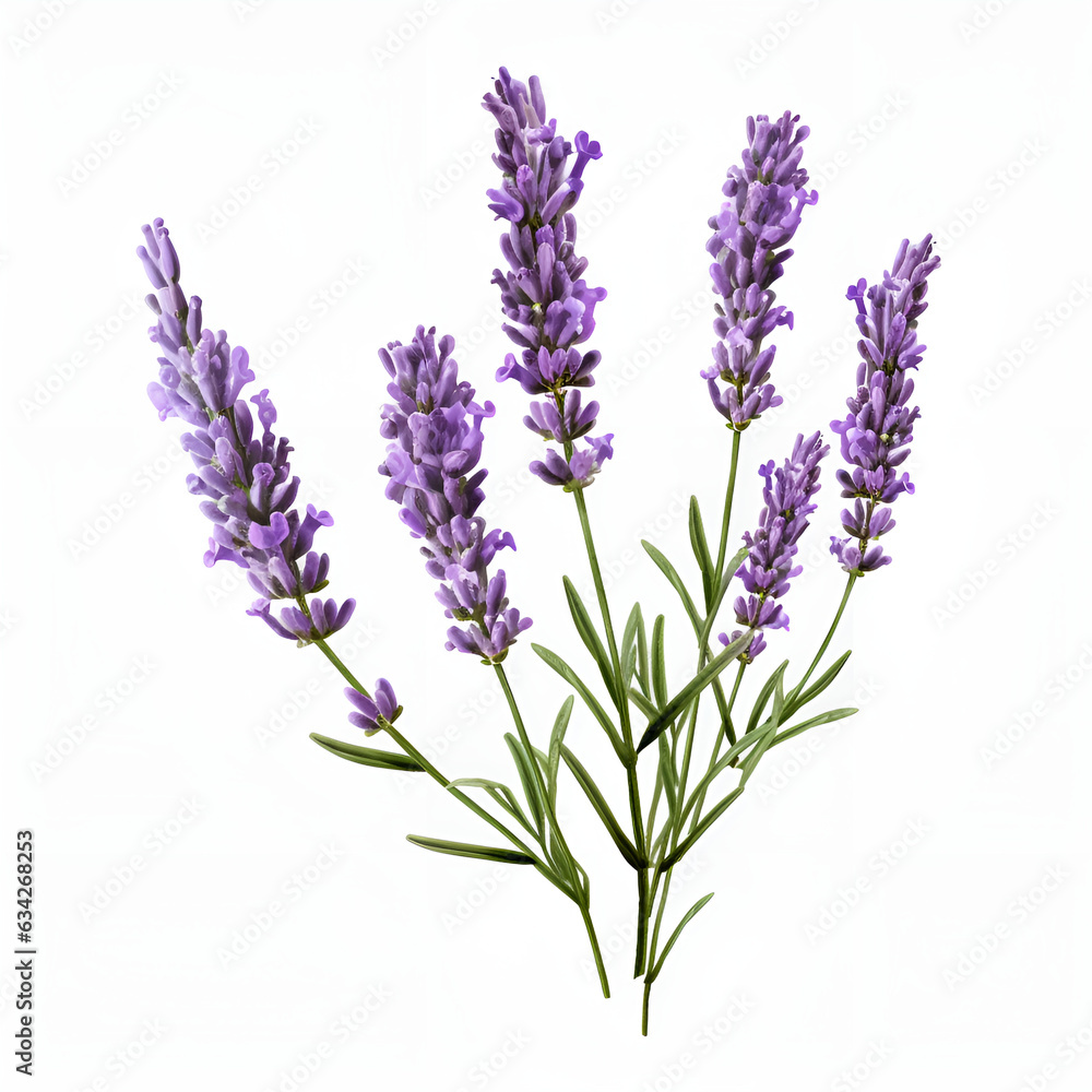 lavender isolated on white lavender isolated on white