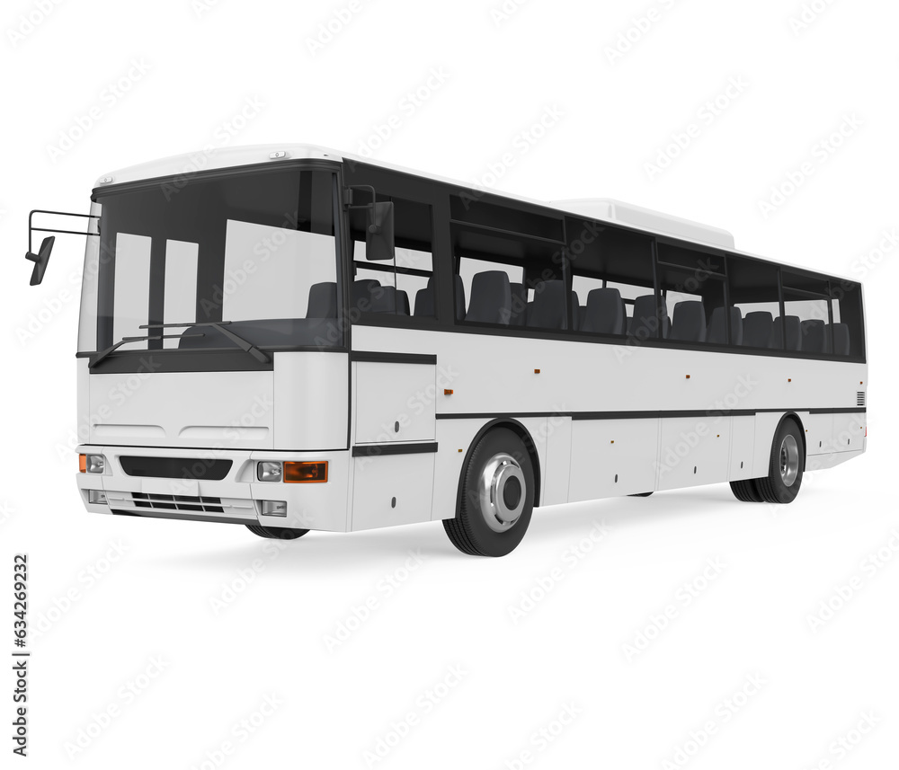 Coach Travel Bus Isolated