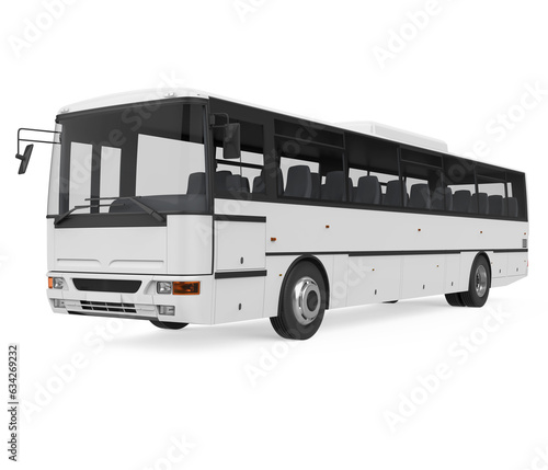 Coach Travel Bus Isolated