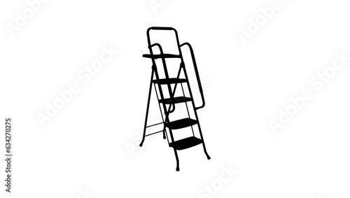 4-Step Ladder silhouette