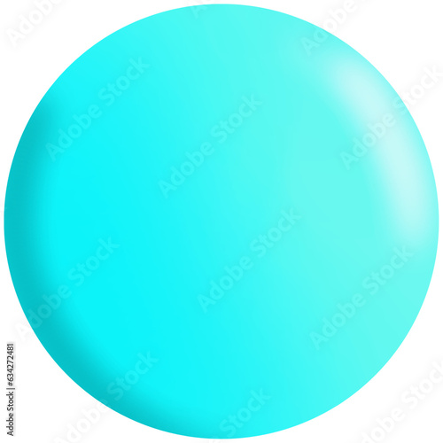 Sky blue circle 