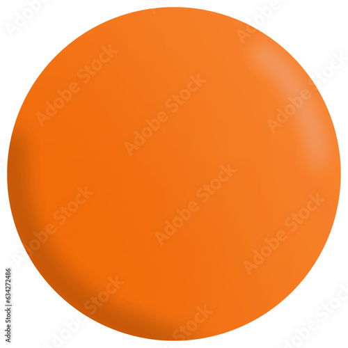 orange sphere isolated