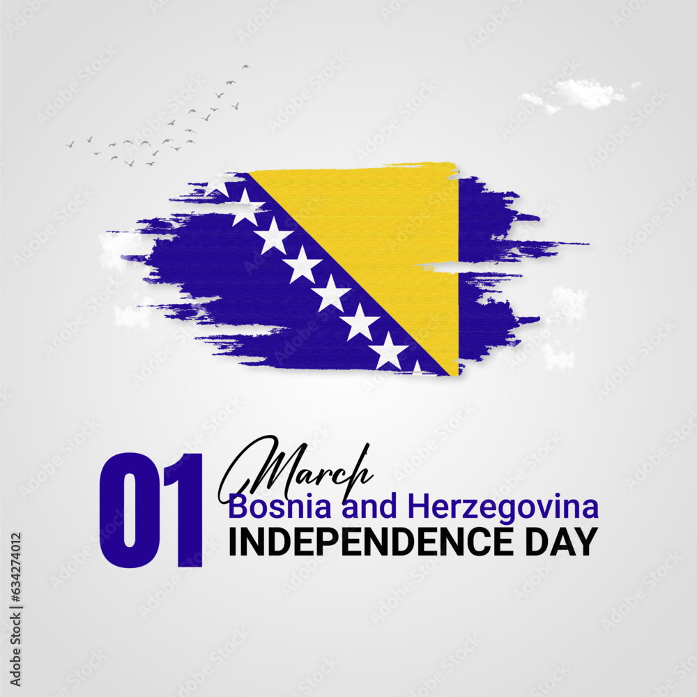Bosnia and Herzegovina Independence day Design Bosnia and Herzegovina Independence day Design