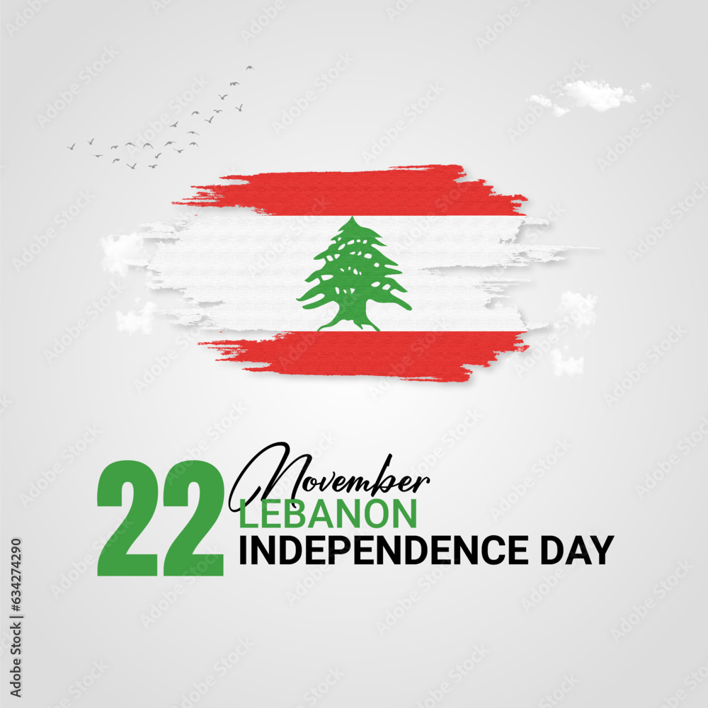 Lebanon Independence day Design