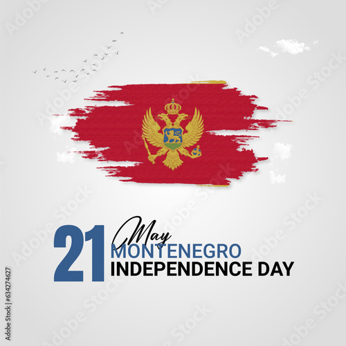 Montenegro Independence day Design