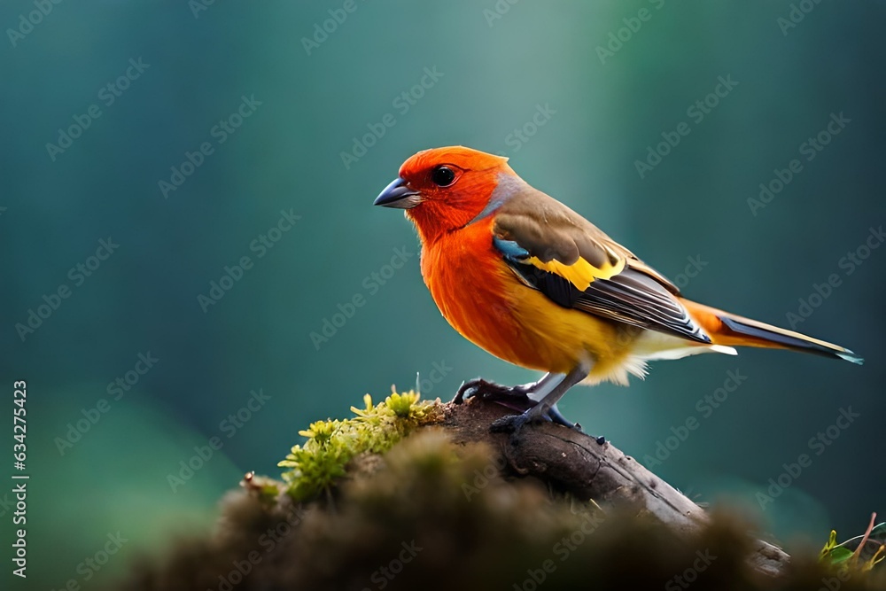 Fototapeta premium robin on a branch