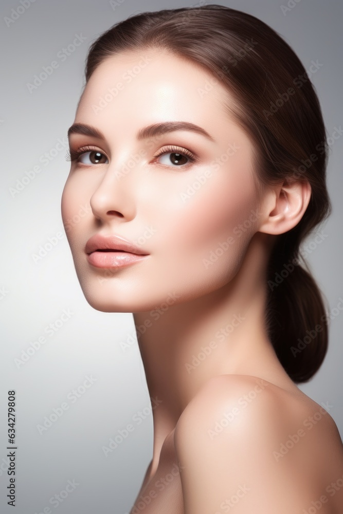 studio shot of a beautiful young woman with perfect skin studio shot of a beautiful young woman with perfect skin