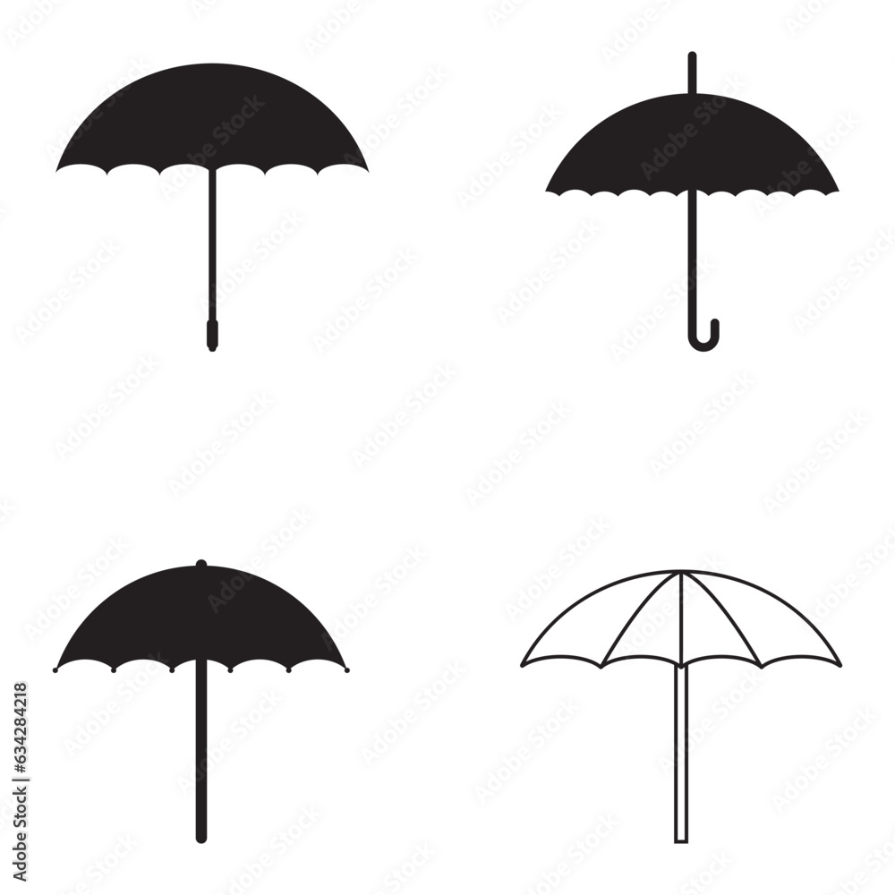umbrella icon vector umbrella icon vector