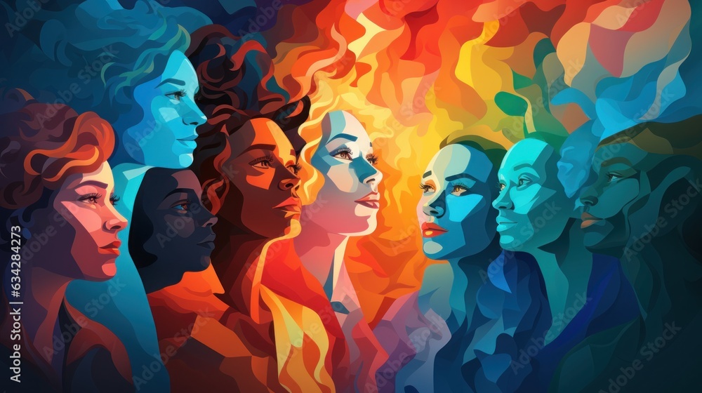 Diversity and inclusion poster. Diversity, equity and inclusion concept. Generative AI Diversity and inclusion poster. Diversity, equity and inclusion concept. Generative AI