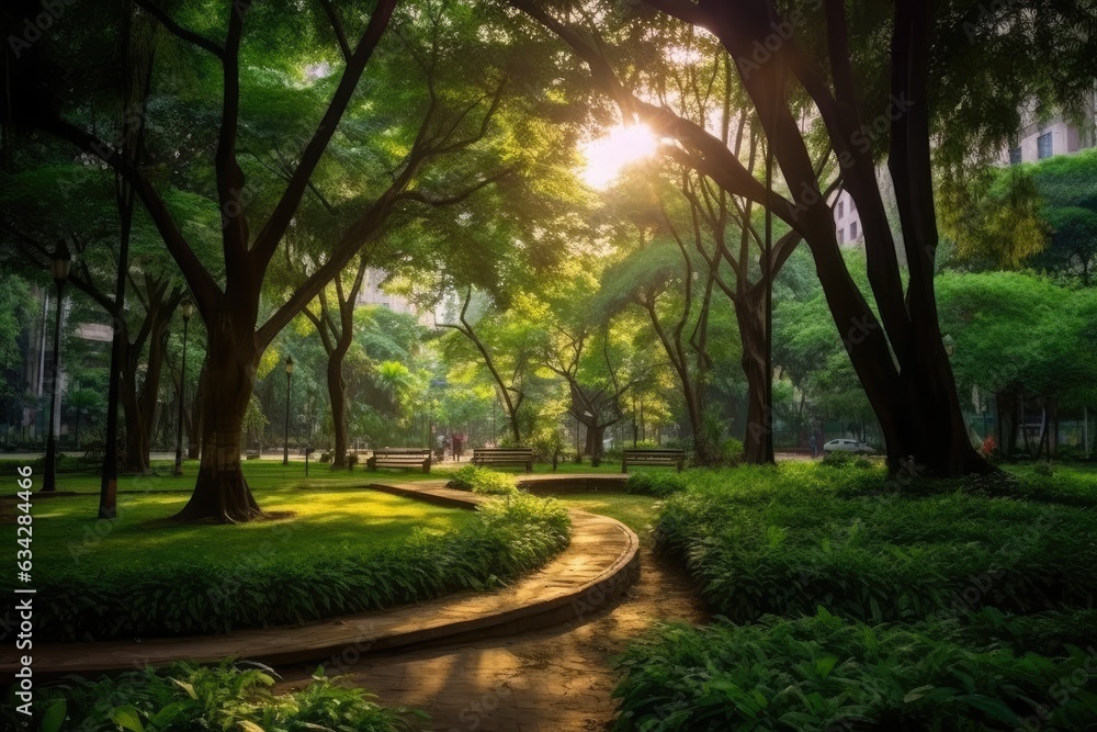 Obraz premium City Park