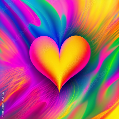 corazones de colores