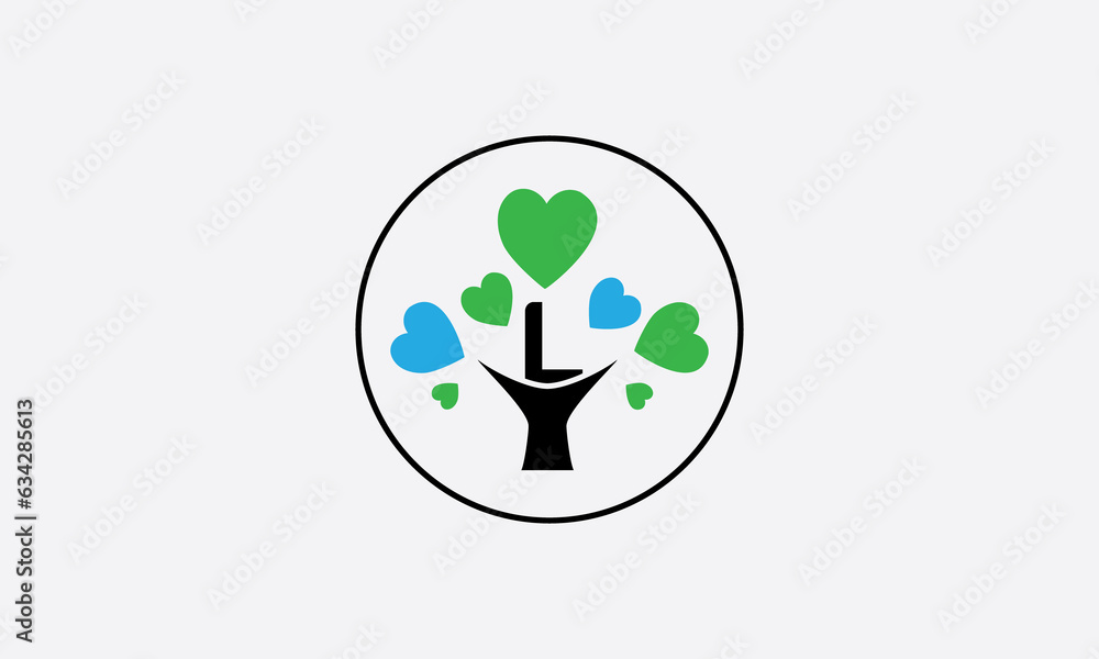 Heart sign tree. Heart symbol tree circle. Love tree logo and happiness sign icon. Healthy heart logo and Valentine love Heart sign tree. Heart symbol tree circle. Love tree logo and happiness sign icon. Healthy heart logo and Valentine love