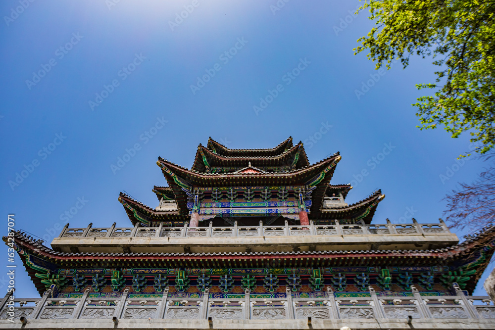 Naklejka premium Pingliang City, Gansu Province - Kongtong Mountain Scenic Area