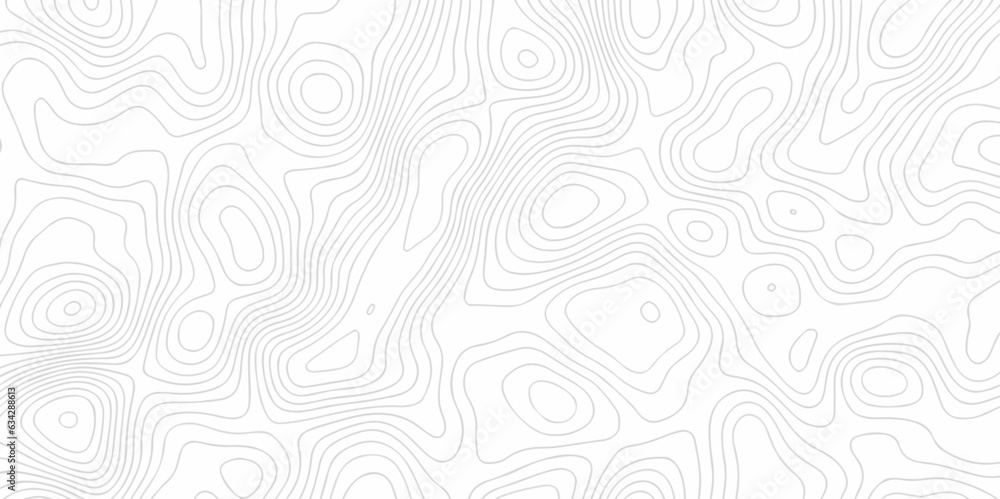 Seamless pattern with lines Topographic map. Geographic mountain relief. Abstract lines background. Contour maps. Vector illustration, Topo contour map on white background, Topographic contour lines