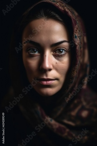 portrait of a muslim woman in a hijab