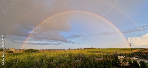 rainbow over the field © Maja