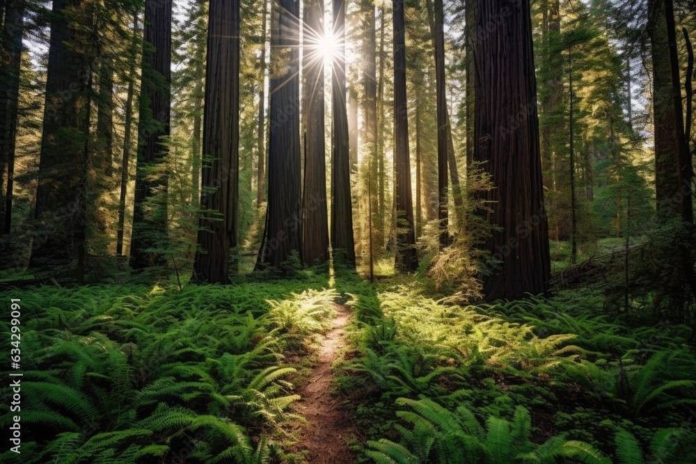 Obraz premium Redwood Forest