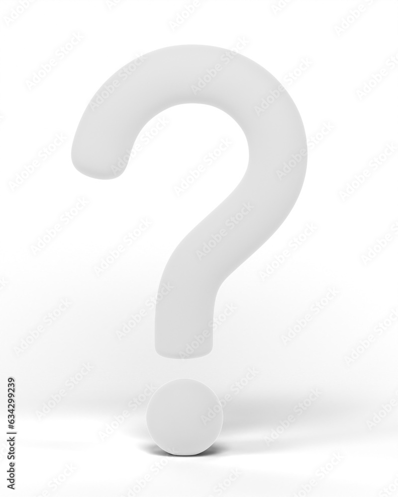 3D question mark icon or ask faq answer solution isolated on transparent background png file. 3D question mark icon or ask faq answer solution isolated on transparent background png file.