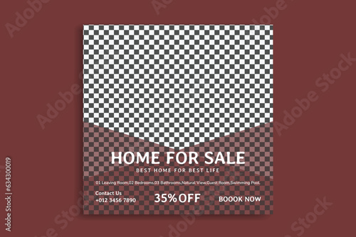 real estate social media post, banner design, ads design post, home social media post