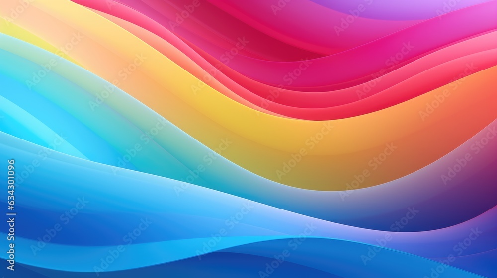 Rainbow Wave Background Rainbow Wave Background