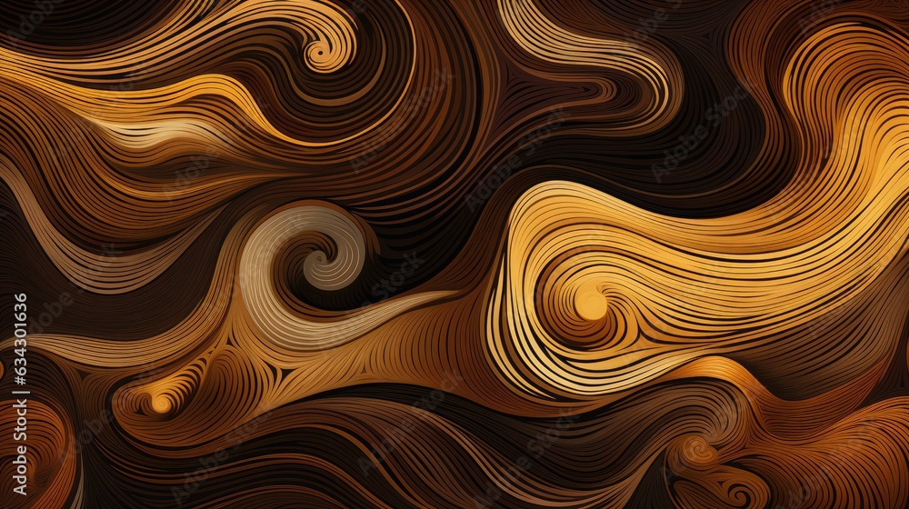 Waves in Brown Colors Waves in Brown Colors