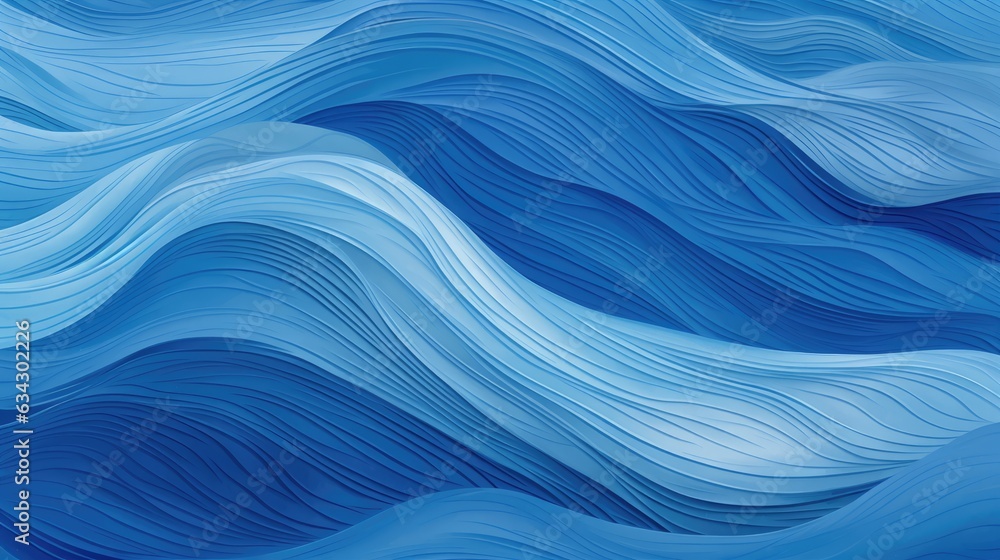 Waves in Navy blue Colors Waves in Navy blue Colors