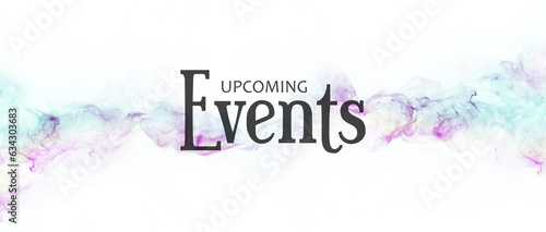 upcomig events card photo