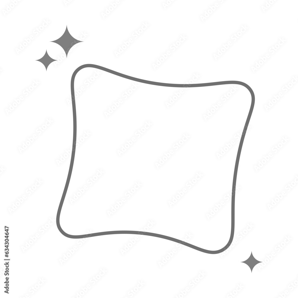 Blob with Sparkle Element Blob with Sparkle Element