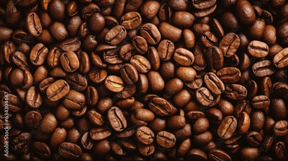 Fototapeta premium Coffee Beans Abstract Background