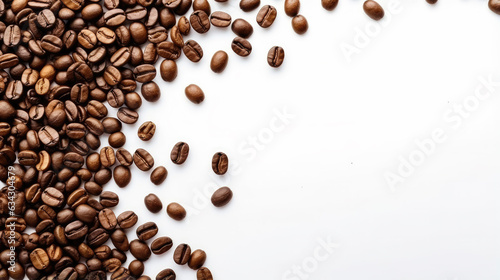 Coffee Beans Abstract Background © LadyAI