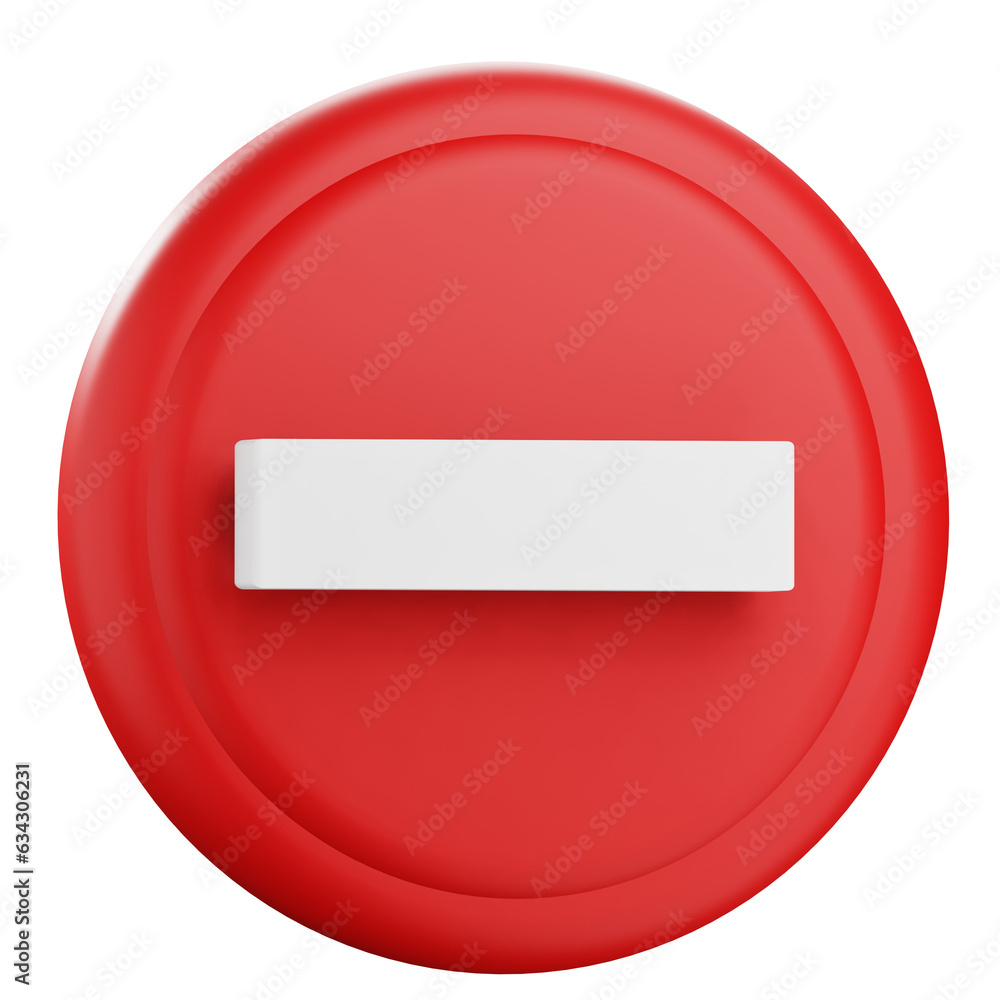 3d remove icon illustration with transparetnt background 3d remove icon illustration with transparetnt background