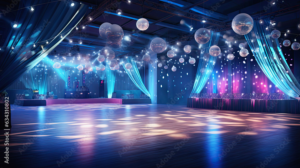 theme school ball for college. Loads of decorations concept