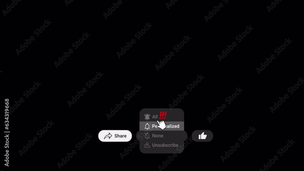 Like Subscribe Hit the Bell Share Buttons Animation on Transparent Background in 4k Resolution Like Subscribe Hit the Bell Share Buttons Animation on Transparent Background in 4k Resolution