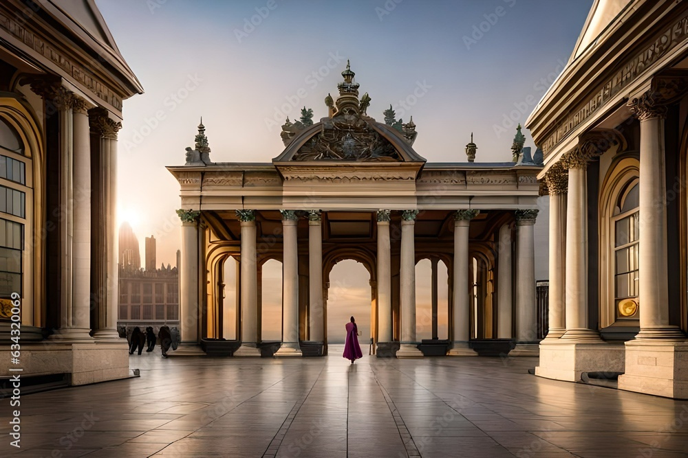 Obraz premium view of the royal palace country