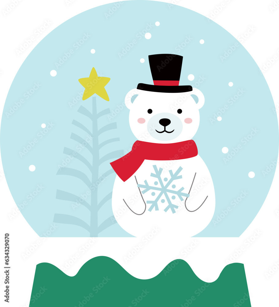 Christmas snowball Christmas snowball