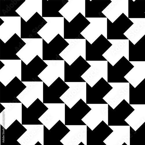 Abstract geometric Seamless patterns with arrows vector background