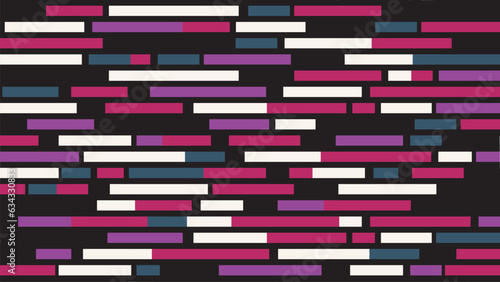 Abstract geometric horizontal parallel rows of lines vector background,