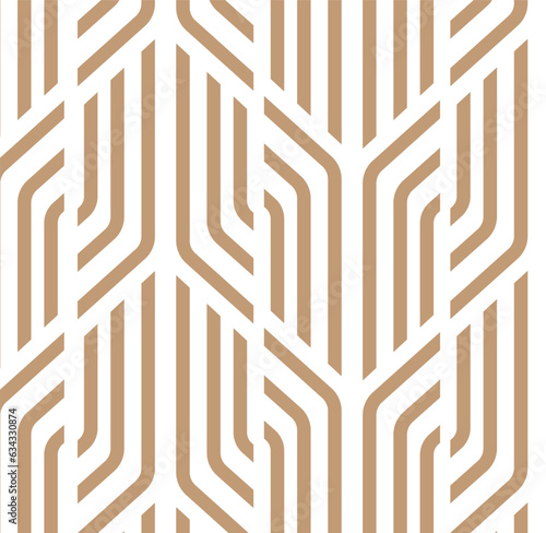 Abstract geometric pattern with stripes vector illustration